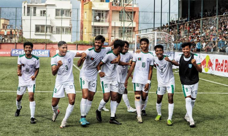 নেপালকে হারিয়ে সাফ চ্যাম্পিয়ন বাংলাদেশ