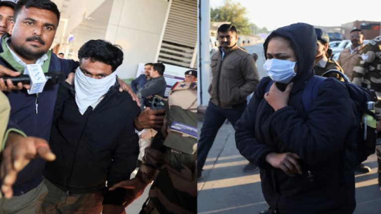 ‘হাতকড়া পরিয়ে, শিকলে বেঁধে’ ভারতীয়দের ফেরত পাঠিয়েছে যুক্তরাষ্ট্র?