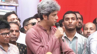 পানির ন্যায্য হিস্যা আদায়ে রাজপথে গণসংহতি আন্দোলন