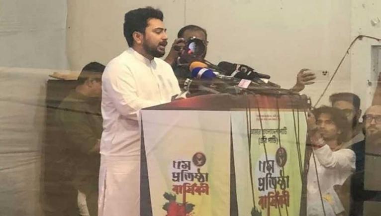 আ.লীগের নিবন্ধন বাতিল ও সাংগঠনিক কার্যক্রম নিষিদ্ধ করুন: নাহিদ