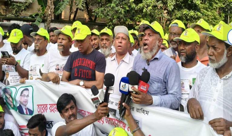 বিএনপির কেন্দ্রীয় কর্মসূচীতে মডেল মাসুদের বিজয় র‍্যালিতে মানুষের ঢল