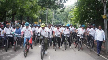 জুলাই গণঅভ্যুত্থান উদ্‌যাপন উপলক্ষে ডিএসসিসির সাইকেল র‌্যালি অনুষ্ঠিত