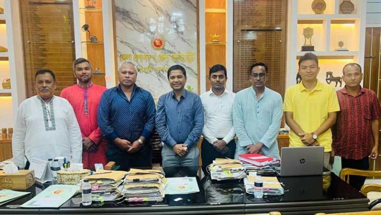 রাঙামাটি জেলা ক্রীড়া সংস্থার এ্যাডহক কমিটির প্রথম সভা অনুষ্ঠিত